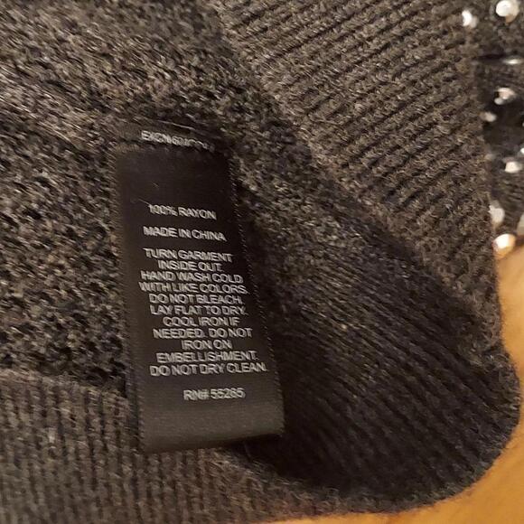 Express open weave and embellished knit sweater - Picture 6 of 6